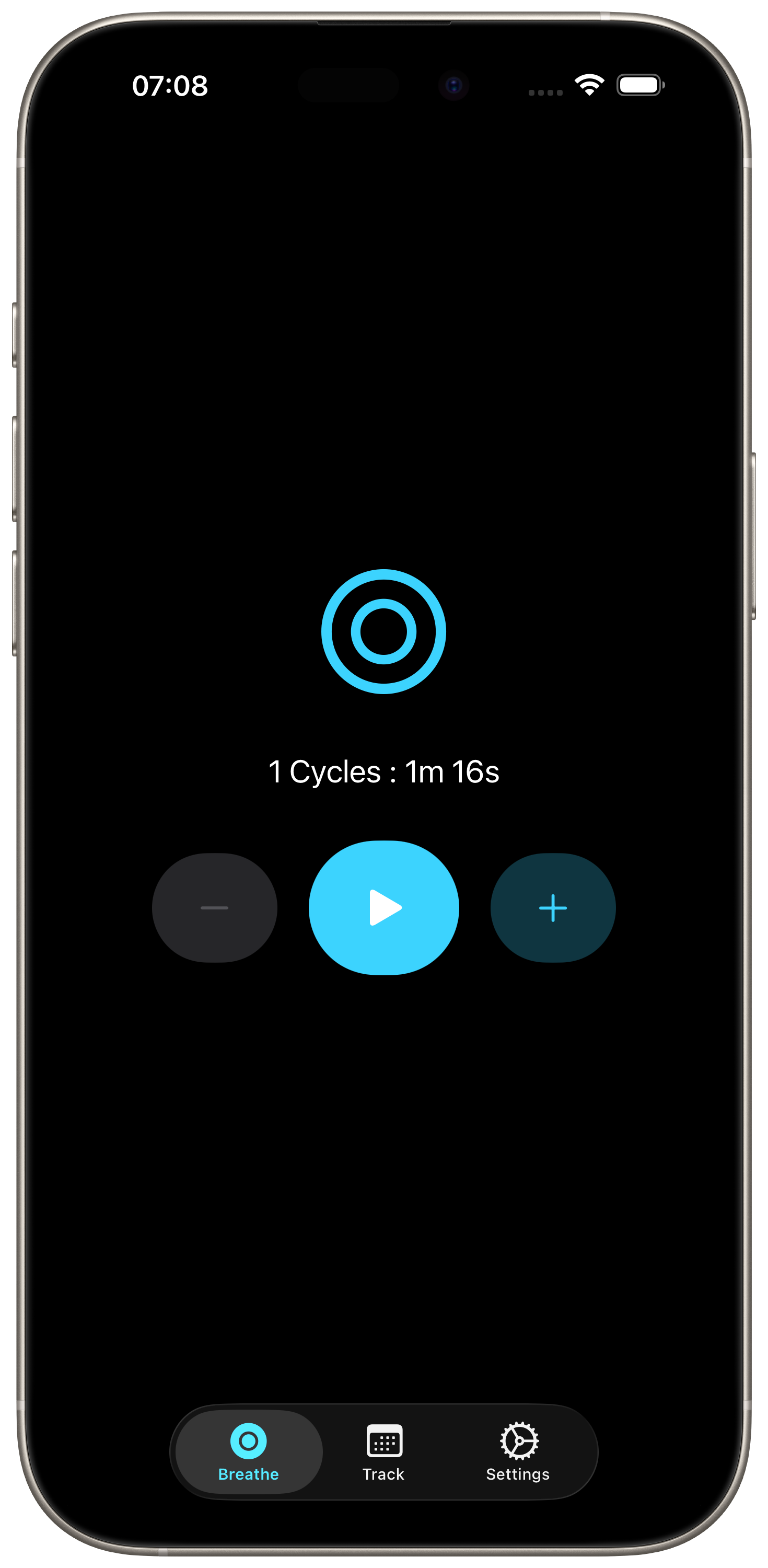 478 breathing app for sleep and anxiety home screen